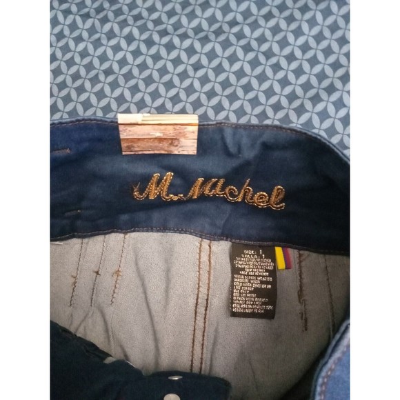 MM JEANS STRETCH DENIM BLUE WAIST 26iN H10 MMK856 SZ 3, BUTT LIFTING  SKINNY... - Picture 7 of 7